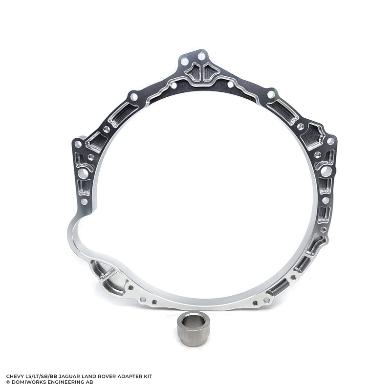 DomiWorks Engineering - CHEVY LS/LT/SB/BB TO JAGUAR/LAND ROVER 8HP ADAPTER KIT