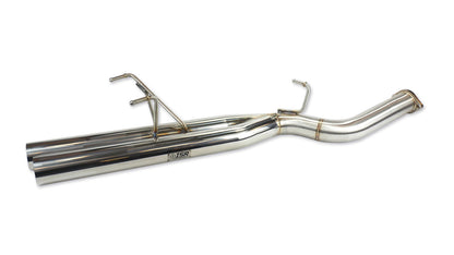 ISR Performance Series II - EP Dual Tip Blast Pipe Exhaust System - Non Resonated - Nissan 240sx 95-98