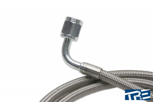 TRE - 90 DEGREE OIL FEED LINE (WITH FITTINGS)