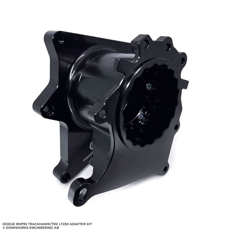 DomiWorks Engineering - LAND ROVER LT230 TRANSFER CASE ADAPTER KIT TO DODGE 8HP95 TRACKHAWK/TRX