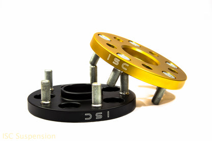 ISC Suspension 5x100 to 5x114 25mm Wheel Adapters Gold - Set of 4
