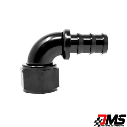 Dedicated Motorsports - 12an Pushlock Hose End 90 Degree