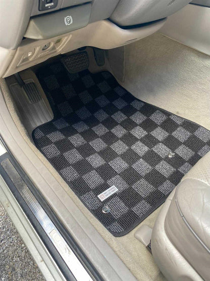 P2M - LEXUS GS300/400 2000-04 FRONT + REAR RACE FLOOR MATS : DARK GREY (P2-CPTGSS160FRDG-TP)