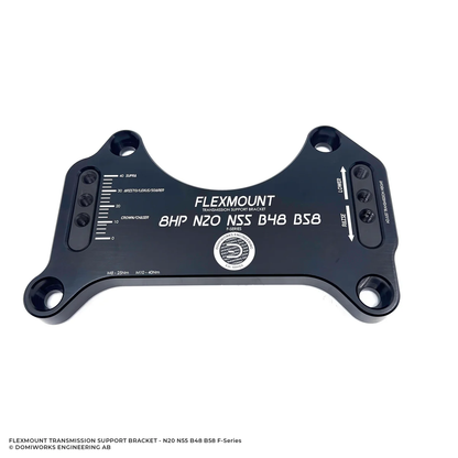 DomiWorks Engineering - FlexMount 2.0 - 8HP Transmission support bracket - N20/N55/B48/B58 F-series