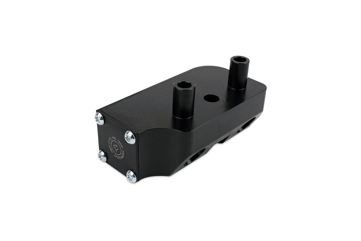 Improved Racing - Transmission cooler adapter, thermostatic, 160F, 6L80/6L90 transmissions, -6AN ORB ports
