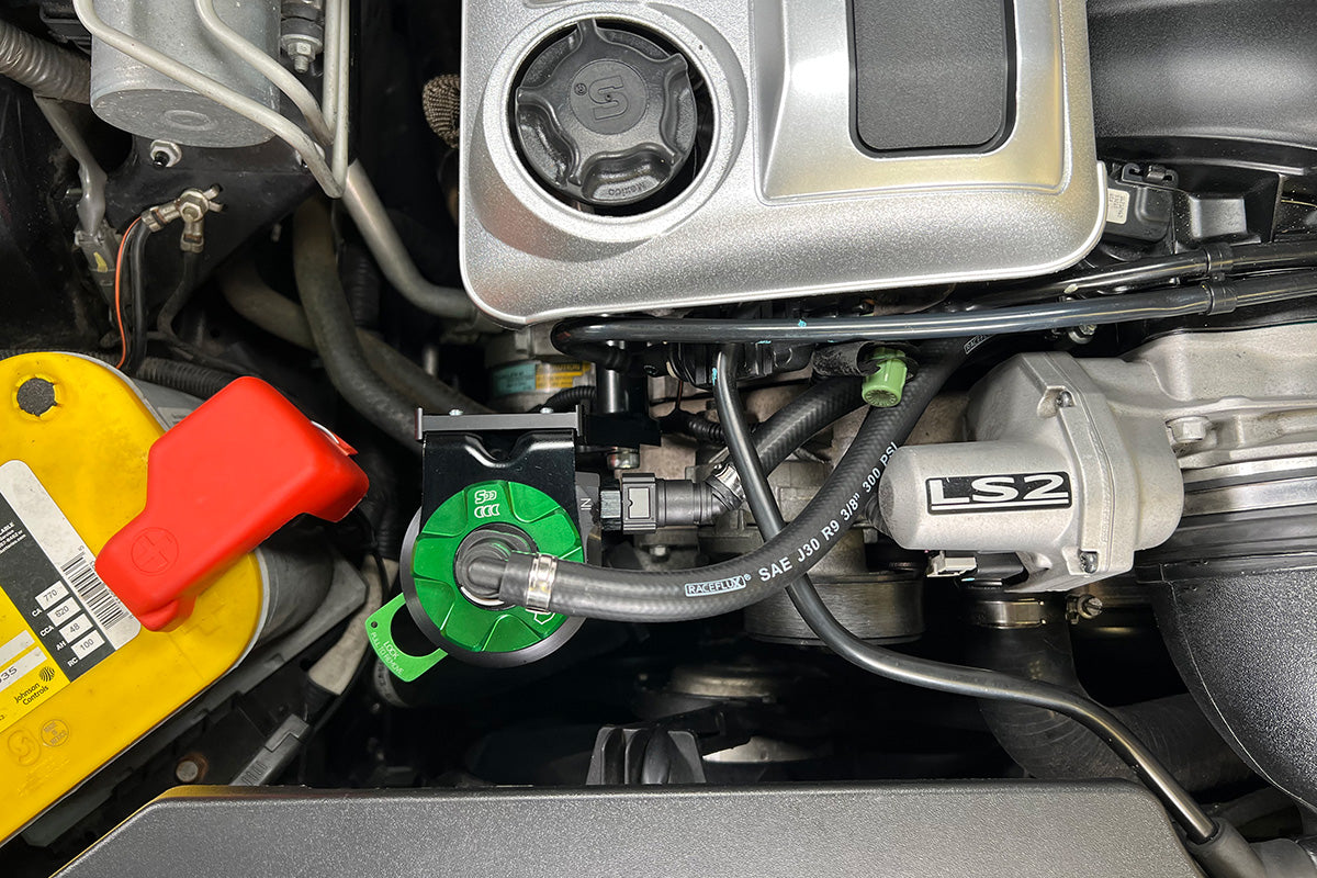 Improved Racing - CCS oil catch can kit, GM Gen III & IV LS engines (except C6), 7 oz