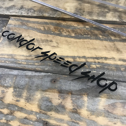 Condor Speed Shop - 7" Retro Logo Condor Decal
