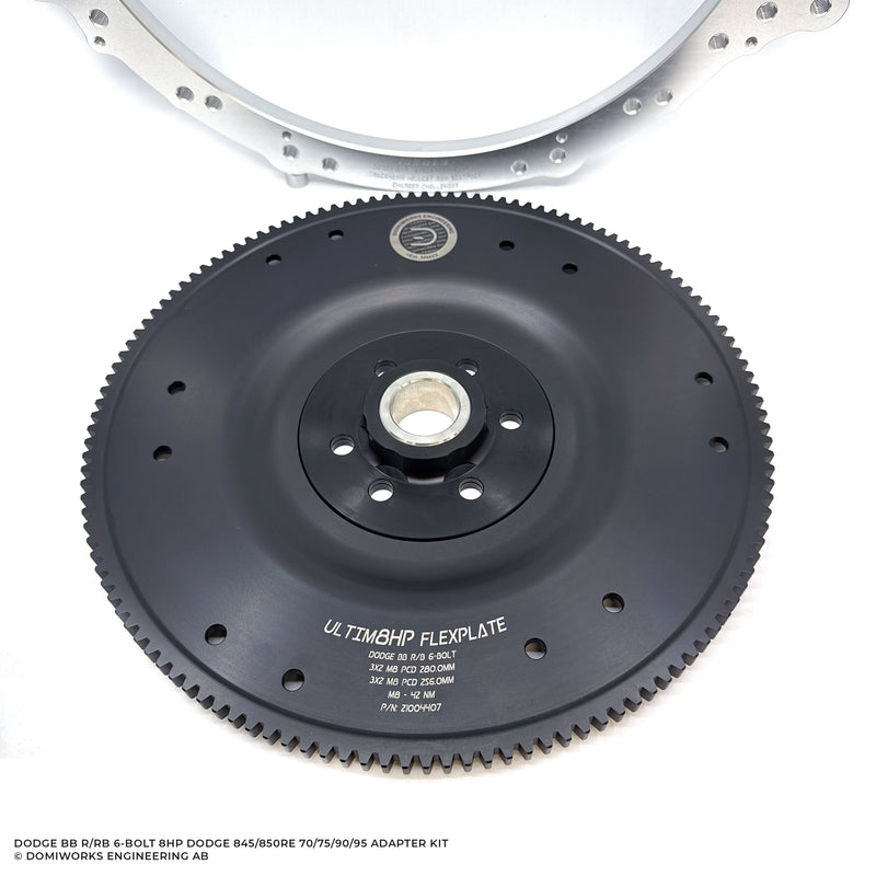 DomiWorks Engineering - DODGE BB (B/RB) 6-BOLT TO DODGE 8HP ADAPTER KIT