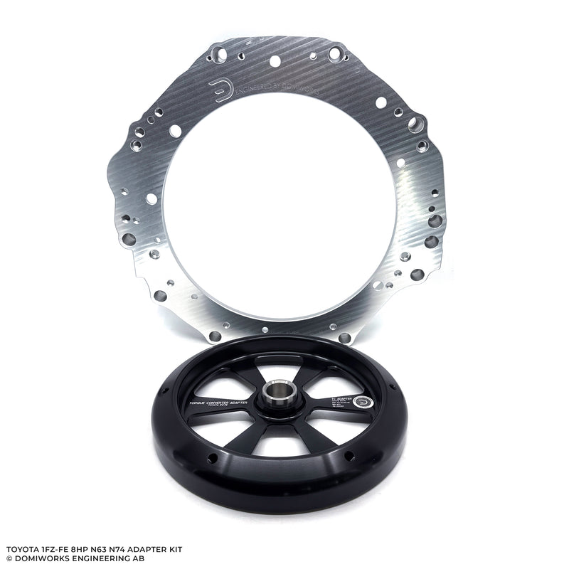 DomiWorks Engineering - TOYOTA 1FZ-FE TO BMW 8HP N63 N74 ADAPTER KIT