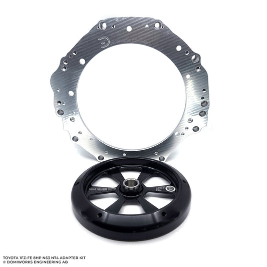 DomiWorks Engineering - TOYOTA 1FZ-FE TO BMW 8HP N63 N74 ADAPTER KIT
