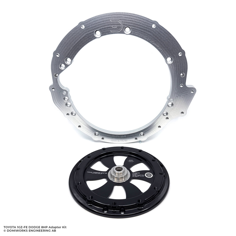 DomiWorks Engineering - TOYOTA 1GZ-FE V12 TO DODGE 8HP 70/75/90/95 ADAPTER KIT