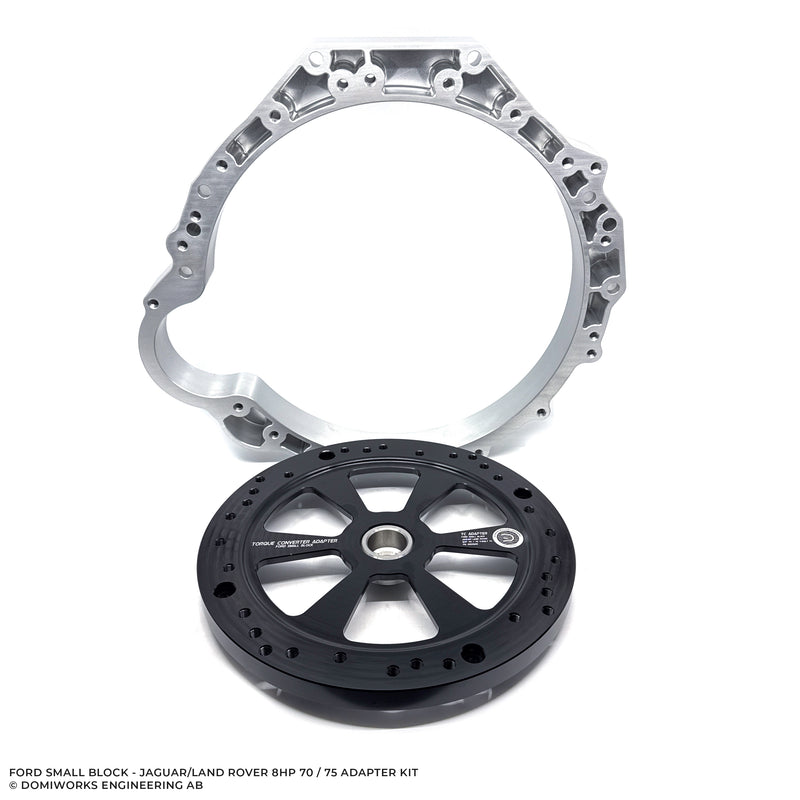 DomiWorks Engineering - FORD SMALL BLOCK 289 302 351C 351W 8HP JAGUAR/LAND ROVER ADAPTER KIT