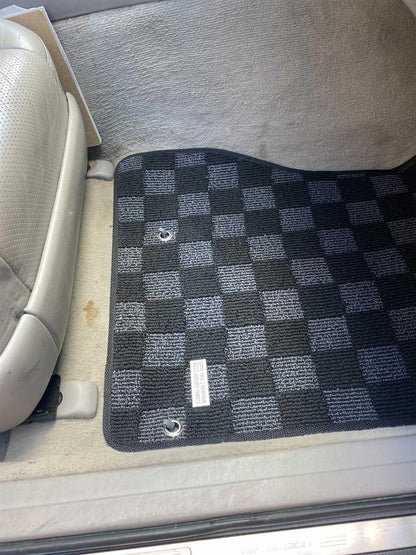 P2M - LEXUS GS300/400 2000-04 FRONT + REAR RACE FLOOR MATS : DARK GREY (P2-CPTGSS160FRDG-TP)