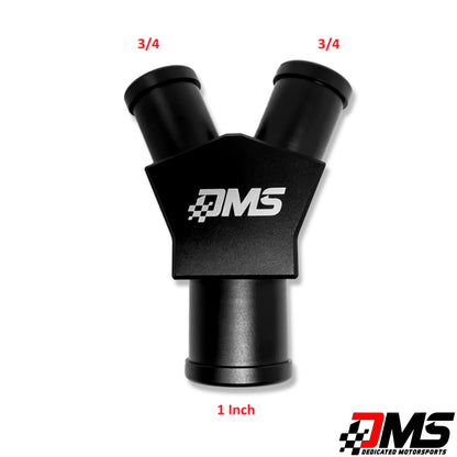 Dedicated Motorsports - Billet Y-Fitting 1" to dual 3/4"