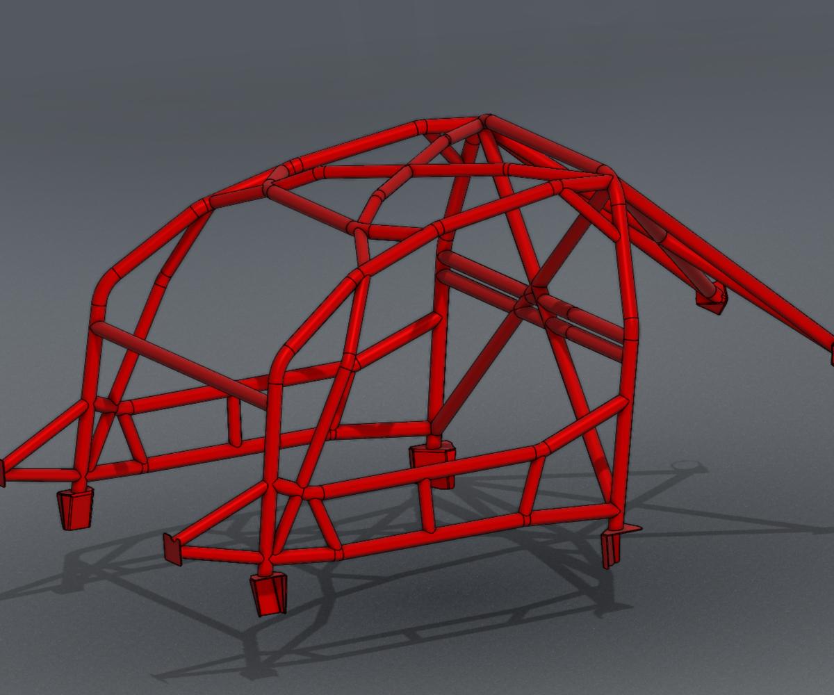 CAGEKITS - E82 Road Race Spec – .120″ Non-gutted Ladder Door Bar Roll Cage