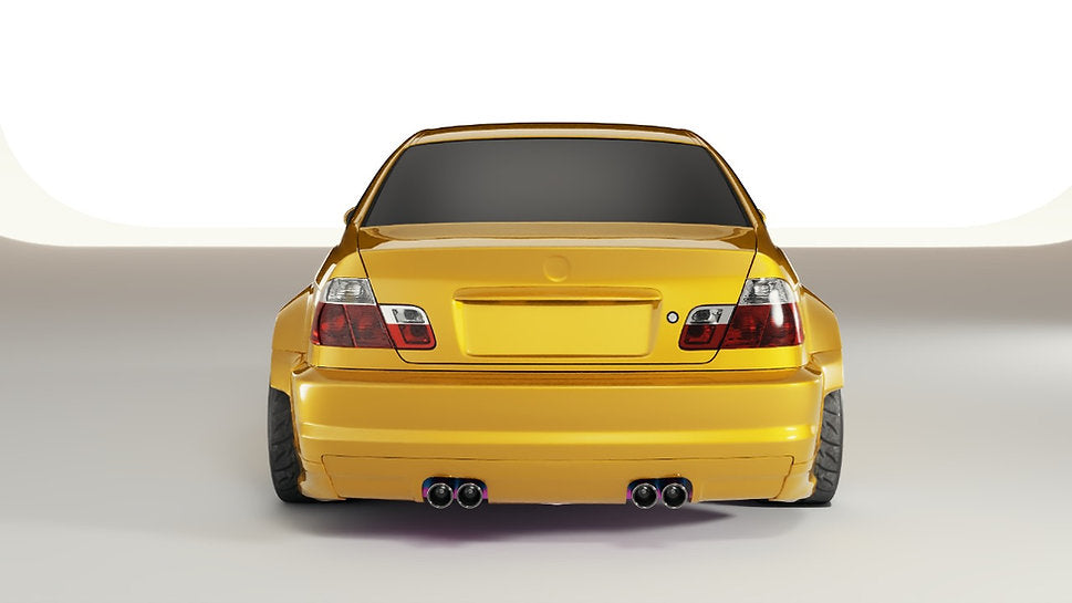 Big Duck Club - BMW E46 V2 - Coupe Rear Quarter Panels
