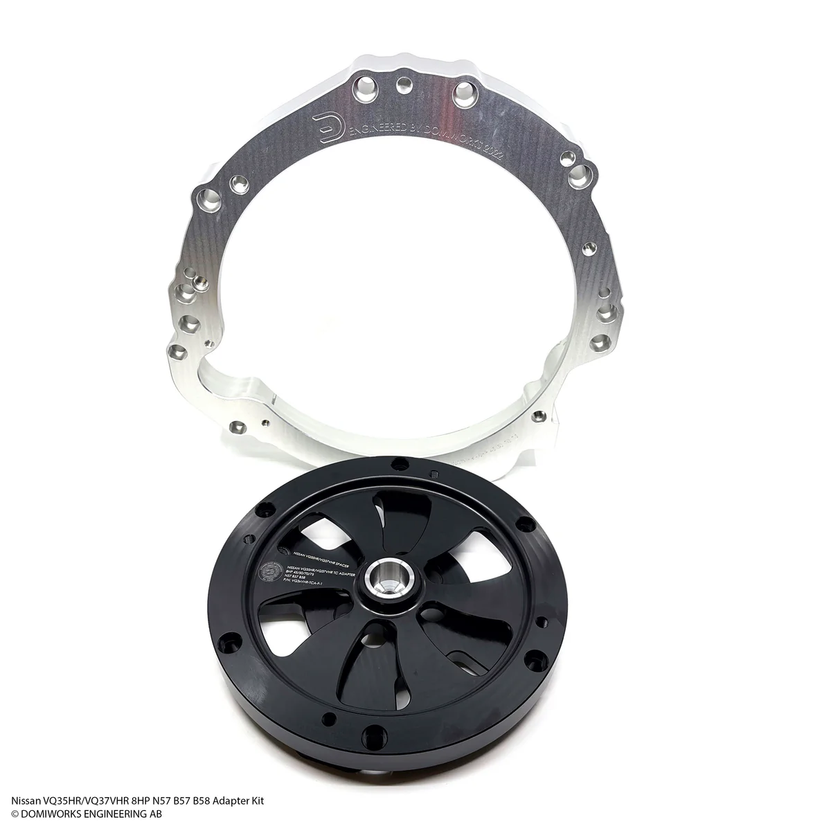DomiWorks Engineering - NISSAN VQ35HR / VQ37VHR TO BMW 8HP 45/50/70/75 N57 B57 B58 ADAPTER KIT