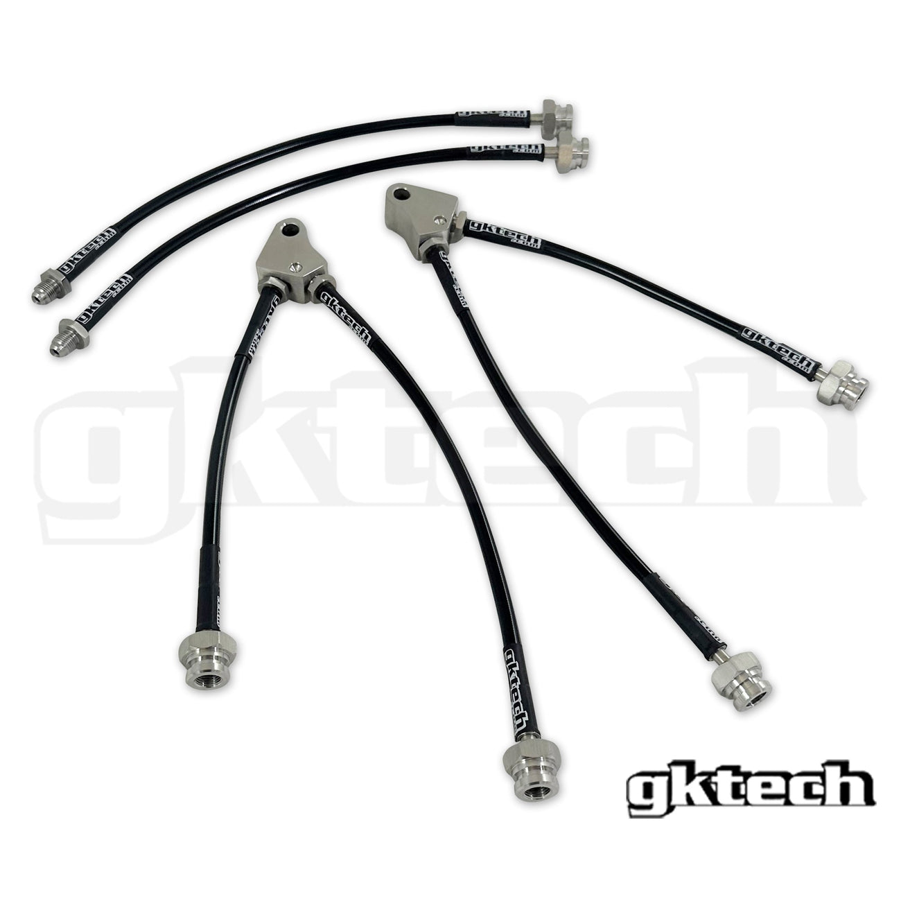 LINHAS DE FREIO TRANÇADAS GKTech - R33 GTS-T (R33BRAKELINECOMBO) 
