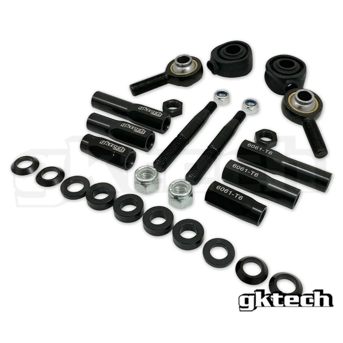 GKTech - ALTO DESALINHAMENTO 240SX/SKYLINE EXTERNAS EXTERNAS DAS HASTES DE DIREÇÃO (12MM/14MM) (TIERODENDS)