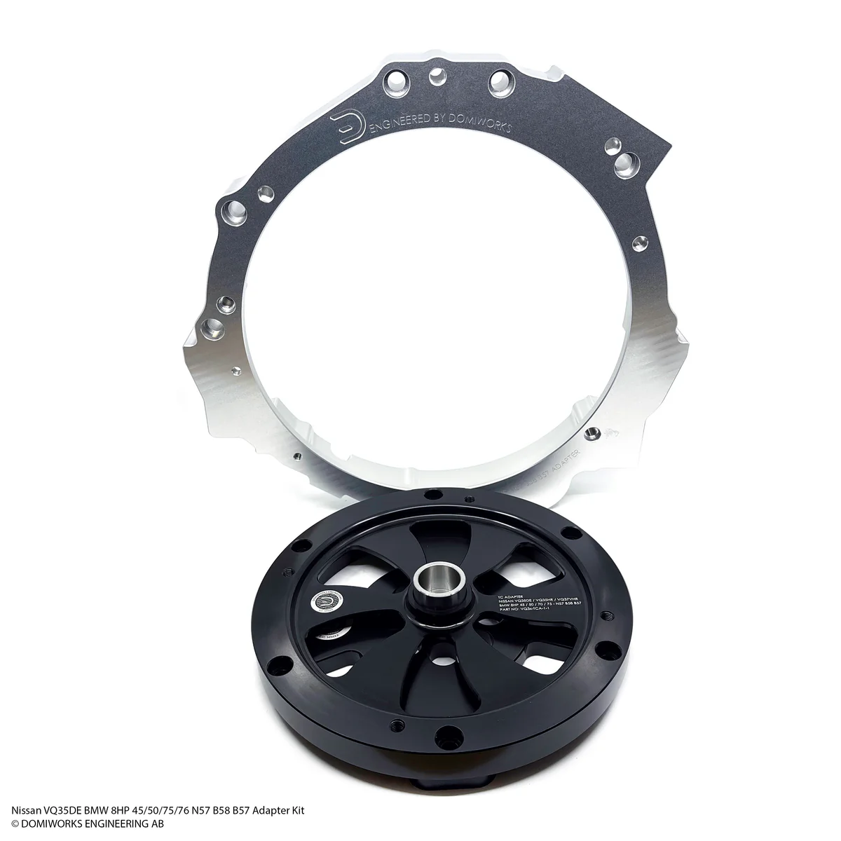 DomiWorks Engineering - NISSAN VQ35DE TO BMW 8HP 45/50/70/75 N57 B57 B58 ADAPTER KIT