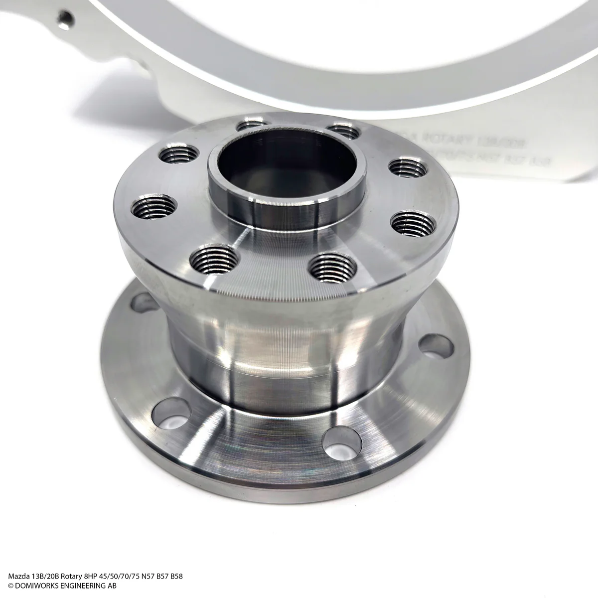 DomiWorks Engineering - MAZDA 13B/20B ROTARY 8HP ADAPTER KIT 45/50