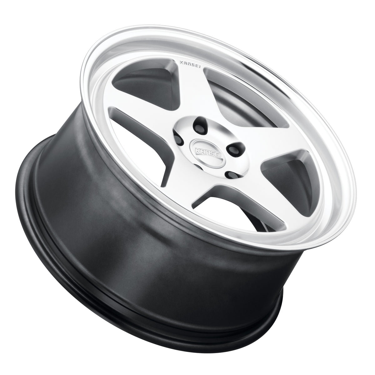 Kansei Wheels - KNP - Hyper Silver with Bright Machined Lip