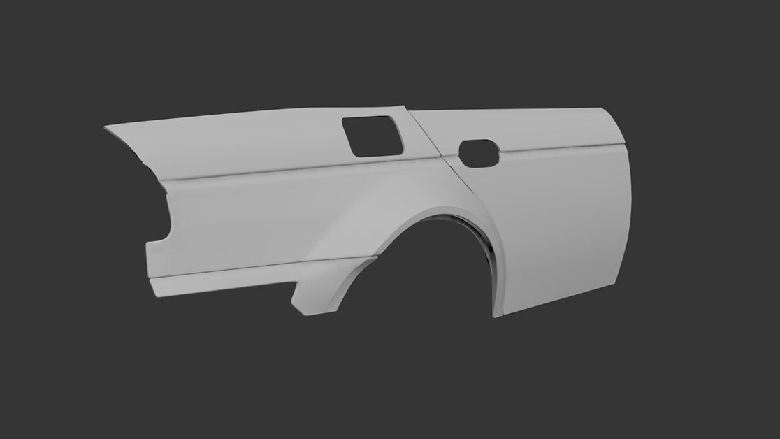 Big Duck Club - BMW E39 Rear Overfender Kit (75mm)