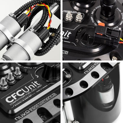 Nuke Performance - CFC Unit for brushless fuel pumps - Competition Fuel Cell Unit, with integrated fuel surge tank