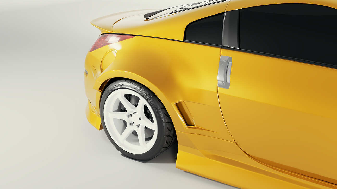 Big Duck Club - BDC 350Z (Z33) Rear Overfenders
