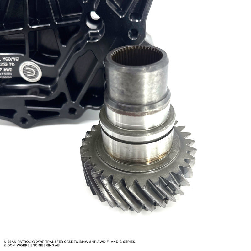 DomiWorks Engineering - NISSAN PATROL Y60/Y61 TRANSFER CASE ADAPTER KIT - DODGE 8HP95 TRACKHAWK