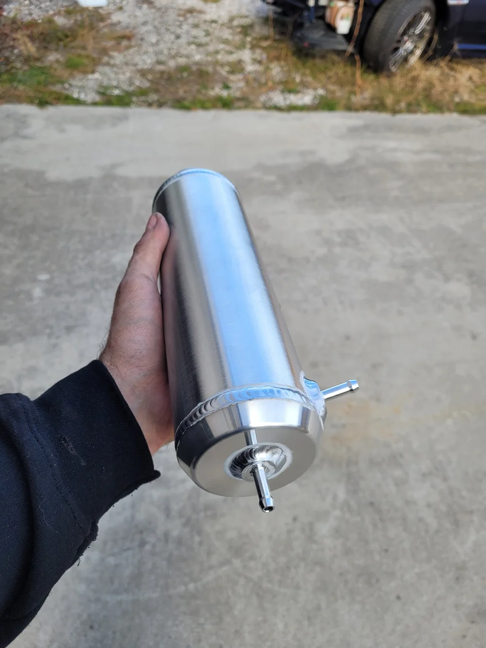 Rise Fab Shop - 1 Liter universal Coolant Overflow Tank