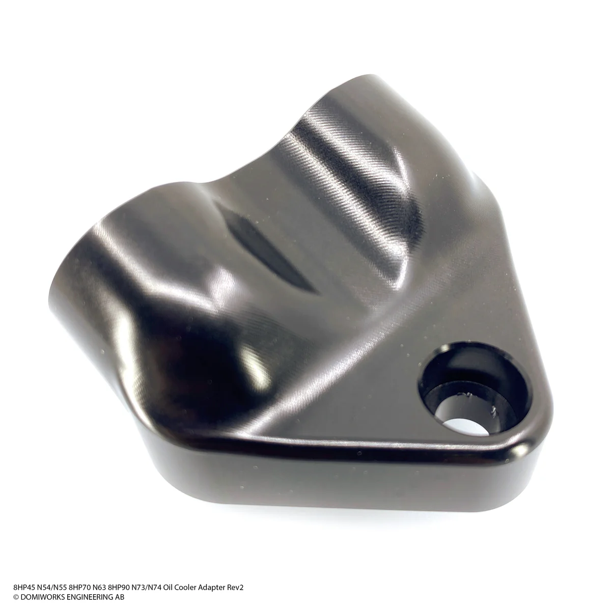 DomiWorks Engineering - 8HP Oil Cooler Adapter - N54/N55 N63 N73 N74 - Type 2