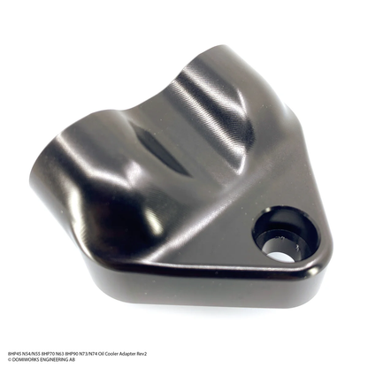DomiWorks Engineering - 8HP Oil Cooler Adapter - N54/N55 N63 N73 N74 - Type 2
