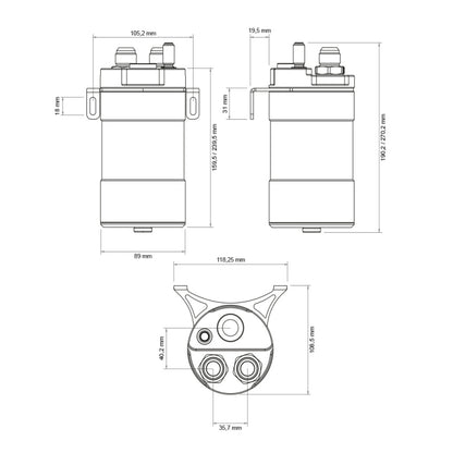 Nuke Performance - Competition Catch Can 0,5 litro / 1,0 litro