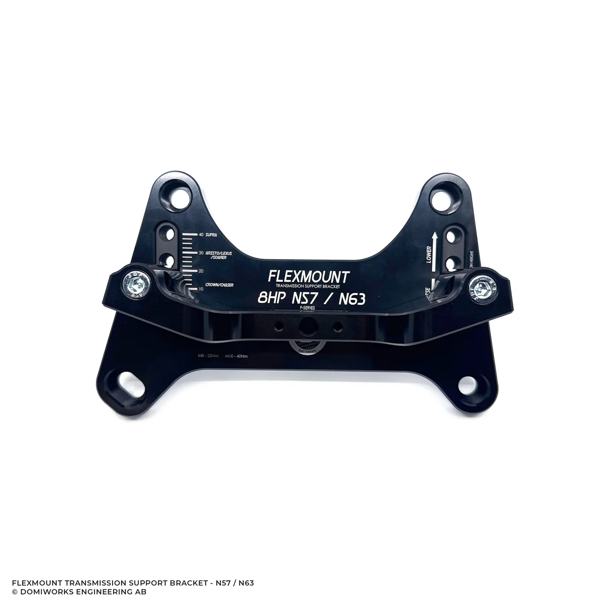 DomiWorks Engineering - FlexMount 2.0 - 8HP Transmission support bracket - N57/N63
