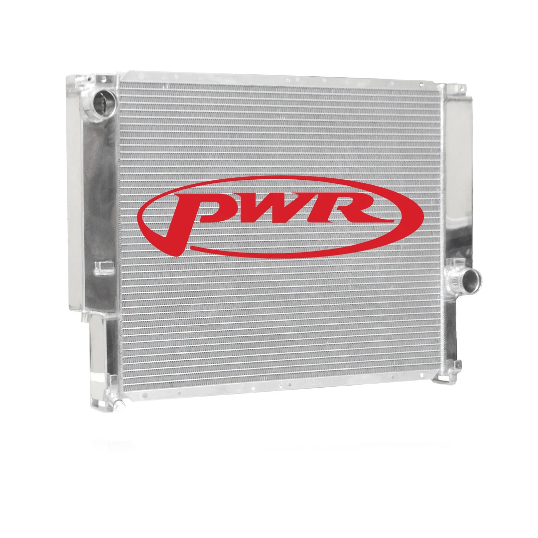 PWR - 42mm Performance Radiator (BMW E30/E36 1988-99 I6) OEM Fans