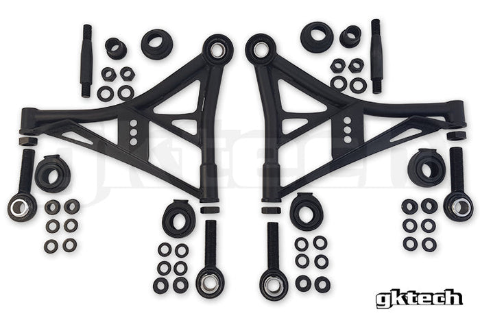 GKTech - V2 240SX/SKYLINE/Z32 BRAÇOS DE CONTROLE INFERIORES TRASEIROS AJUSTÁVEIS (TRASEIRO-LCAX)