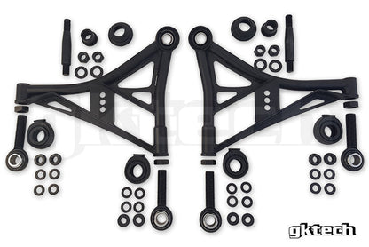 GKTech - V2 240SX/SKYLINE/Z32 BRAÇOS DE CONTROLE INFERIORES TRASEIROS AJUSTÁVEIS (TRASEIRO-LCAX)