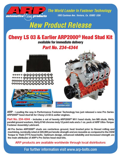 ARP SB Chevy LS 03 and Earlier Head Stud Kit