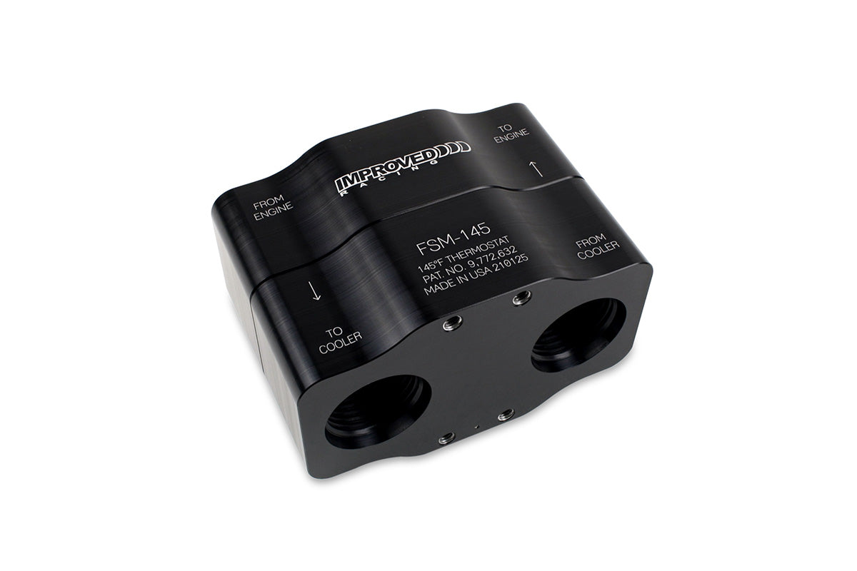 Improved Racing - Flow Series Motorsport remote inline oil thermostat, 215F