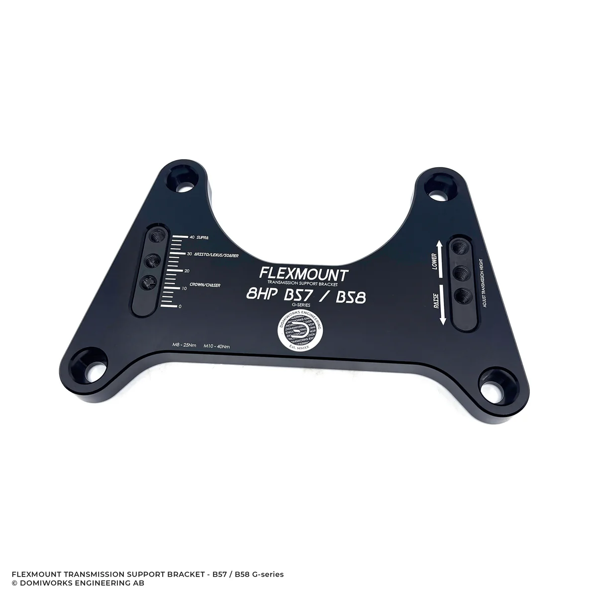 DomiWorks Engineering - FlexMount 2.0 - 8HP Transmission support bracket - B57/B58 G-series