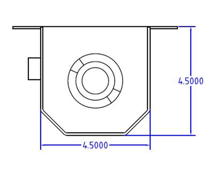 Canton - Tanque de enchimento de expansão de alumínio Universal 1,75 Qt. Estilo chanfrado
