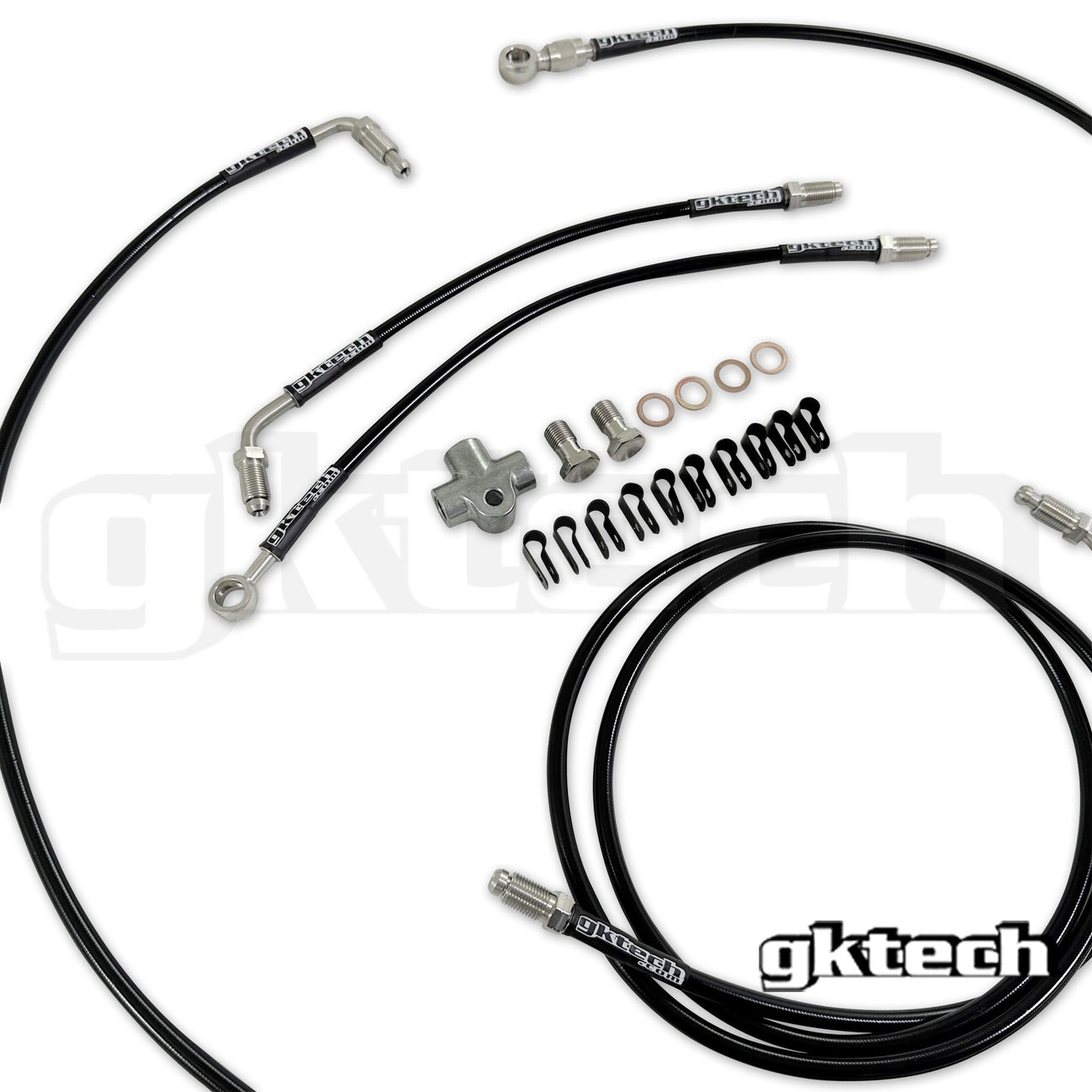 GKTech - STAINLESS STEEL BRAIDED TEFLON LINED ABS DELETE KIT