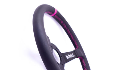 Grip Royal - Brute – 350mm – Leather – Pink TDC – Pink Stitch