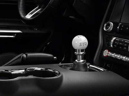 RTR - WHITE SHIFT KNOB - GRAY ENGRAVING (11-14 GT, V6)