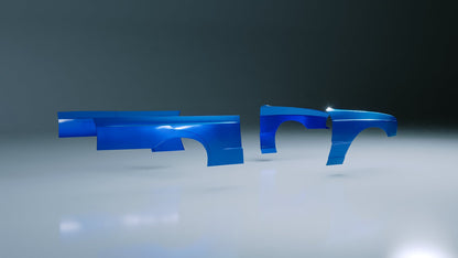 Big Duck Club - BMW E30 Sedan Rear Overfender - M3 Style (50mm)