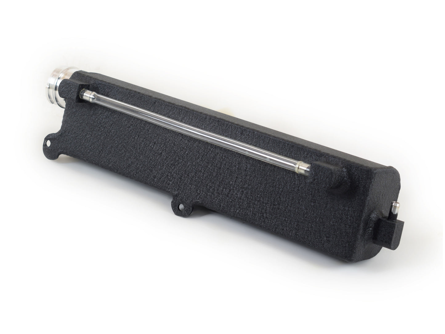 Canton - Tanque de expansão de alumínio para 1987-1993 Mustang preto Powdercoat