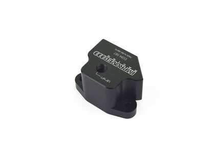 Improved Racing - Oil cooler adapter, GM LS series engine, front sump or rear sump, bottom exit ports
