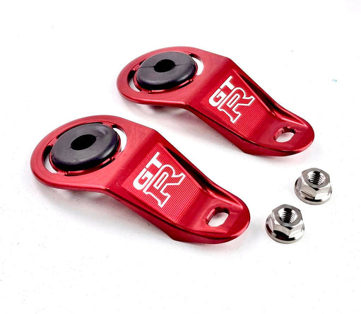 Platinum Racing Products - BILLET RADIATOR BRACKETS INC TITANIUM HARDWARE TO SUIT NISSAN 180SX