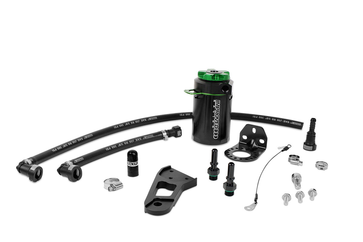 Improved Racing - CCS oil catch can kit, GM Gen III & IV LS engines, LEFT CYL. HEAD MOUNT